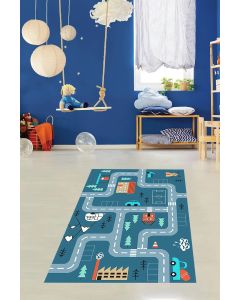 Tepih za dečiju sobu 120x180 cm - Auto staza C-231